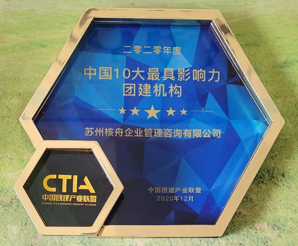 榮獲中國十大影響力團建機構